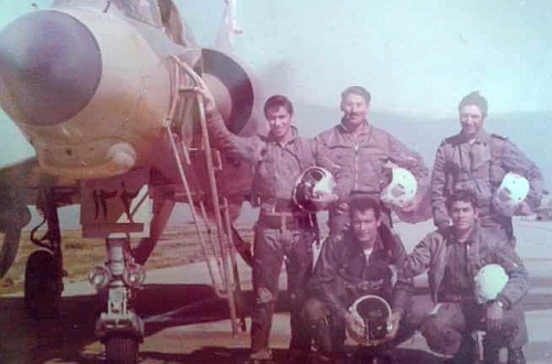 Libyan Mirage 5DE at Mitiga airbase in the middle of seventies