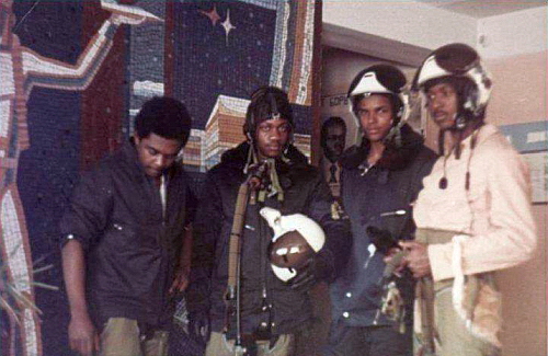 Soviet 5th Training Center - Ethiopian pilot students in the eighties. Photo: Amer Saeed collection