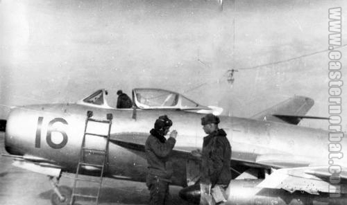 Soviet Air Force Turkestan Military District MiG-17 Fresco 217th Fighter-Bomber Air Regiment Kzyl-Arvat airport