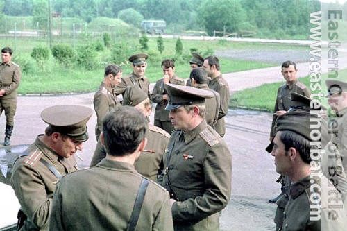 Soviet Air Force 10th independent Reconnaissance Air Regiment crews at Shchuchin