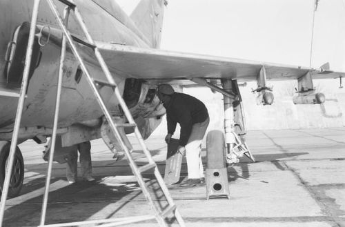 Soviet Air Force Turkestan Military District MiG-21bis Fishbed-L 115th Fighter Air Regiment Kokayty airport