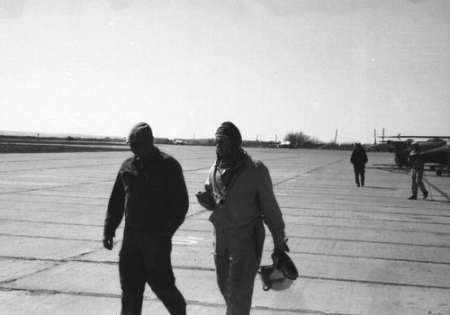 Soviet Air Force Turkestan Military District MiG-21bis Fishbed-L 115th Fighter Air Regiment Kokayty airport