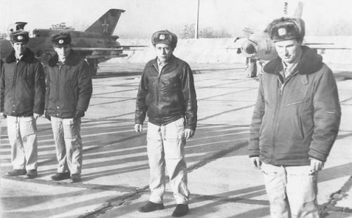 Soviet Air Force Turkestan Military District MiG-21bis Fishbed-L 115th Fighter Air Regiment Kokayty airport