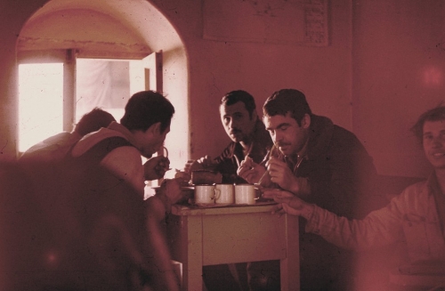 Soviet pilots in Kandahar airport Afghanistan