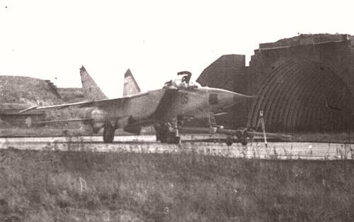 Soviet Air Force 164th independent Guard Air Regiment received its first MiG-25RB Foxbat reconnaissance aircraft in 1973 at Brzeg airport. Source: sgvavia.ru