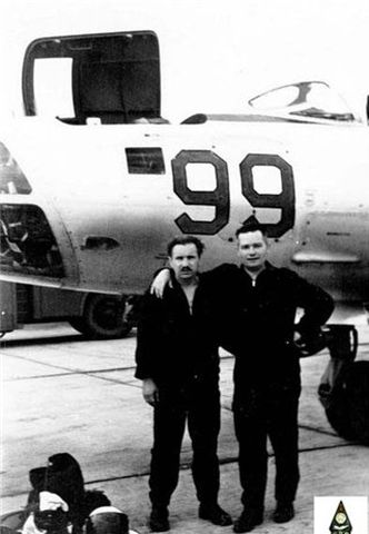 Soviet 164th independent Guard Reconnaissance Air Regiment Czechoslovakia Pardubice airport in July 1968. Yak-28R Brewer-D