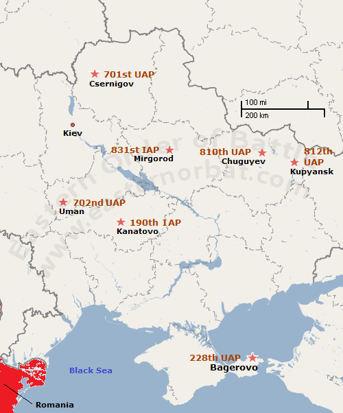 Soviet Kiev Military District's Air Forces Order of Battle in 1978