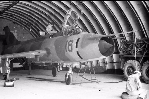 Iranian Revolution Effect Soviet Air Force Su-17 Fitter-C Su-7U Moujik Kzyl-Arvat