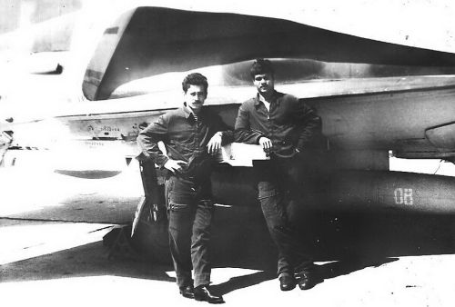 Soviet MiG-21SMT Fishbed-K at the Bagerovo airport, Crimea