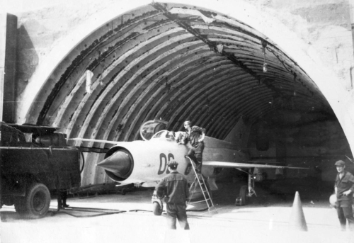 CCCP MiG-21bis at Usharal airport in the seventies