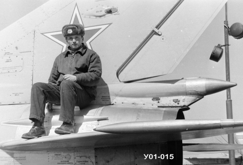 Soviet MiG-21bis at Usharal airport in 1976. Photo: V. Valjuh