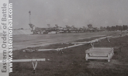 Soviet 305th Fighter-Bomber Air Regiment Su-7 Fitter-As at Postavy