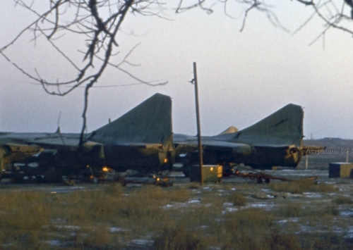 Soviet MiG-23P Flogger-G at Privolzhskiy, Astrakhan airport