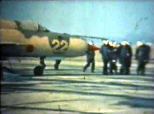 Soviet Air Force 42nd Guard Fighter Bomber Air Regiment at Zagan MiG-21PFM Fishbed-F in Poland