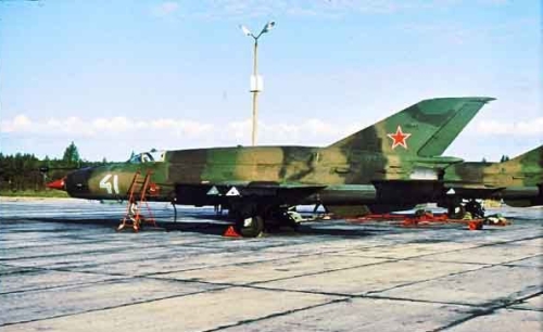 The MiG-21SMT Fishbed-K in Leningrad