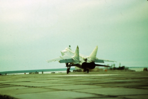 CCCP MiG-31 Foxhound at the Amderma airport