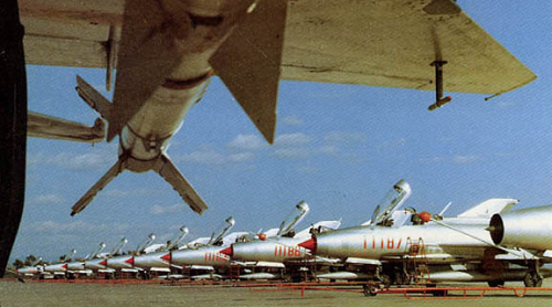 Chinese early Chengdu J-7I (MiG-21F-13) Fishbed-C high-speed interceptor