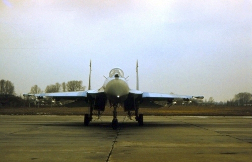 The Soviet 831st Fighter Air Regiment's Su-27 Flanker 