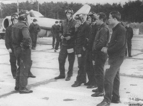 Soviet Air Force MiG-17 Fresco Polish Szprotawa airport