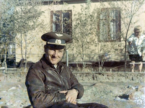 Soviet Air Force 905th Fighter Air Regiment pilot in Taldy Kurgan