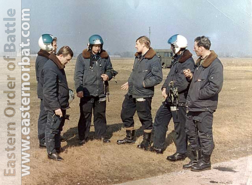 Soviet Air Force 979th Fighter Air Regiment's pilots in 1979