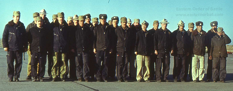 Soviet 979th Fighter Air Regiment pilots at Afghanistan