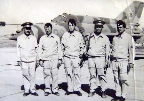 Soviet 115th Fighter Air Regiment at Afghanistan in 1980 with MiG-21bis