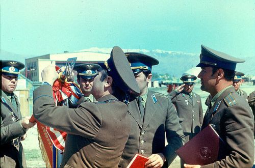 Soviet 115th Fighter Air Regiment at Afghanistan in 1980 with MiG-21bis