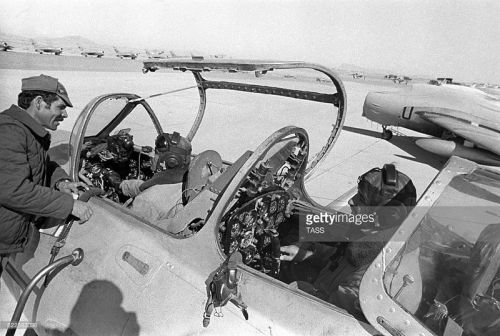 Afghan Air Force MiG-15UTI Midget Shindand Photo: gettyimages TASS