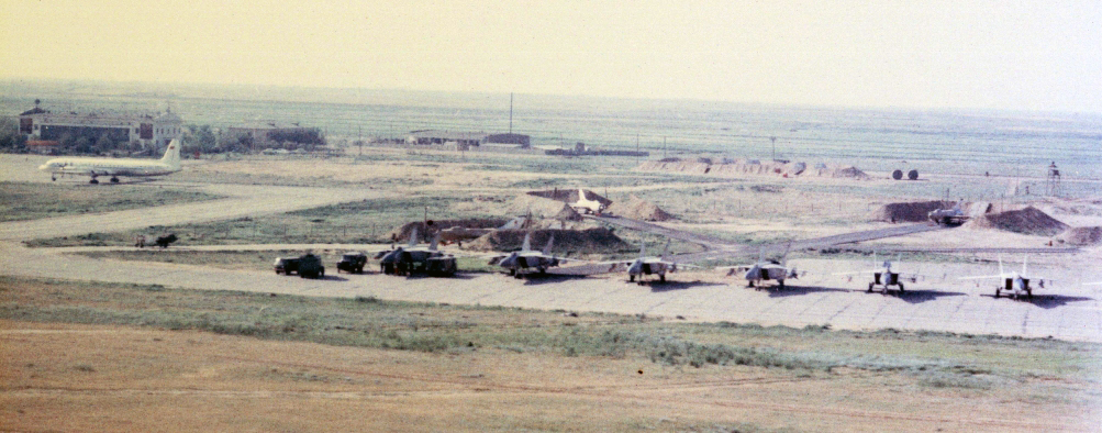 USSR MIG-25P Foxbat-A and Su-11 Fishpot-C at Astrakhan