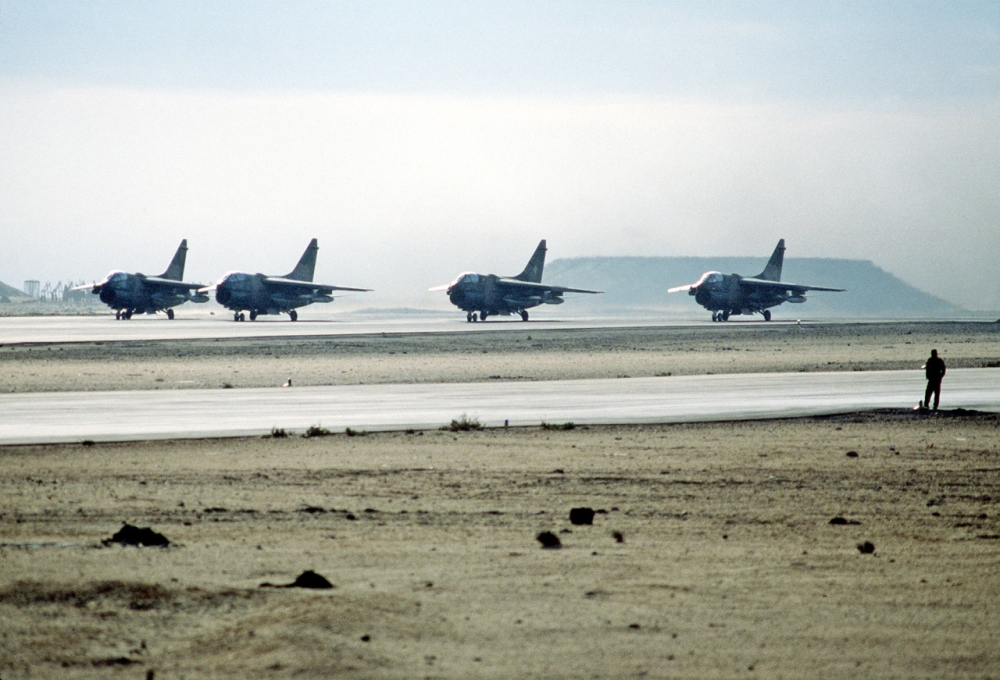 Exercise Bright Star '80, Bright Star 1980, USAF in Egypt, A-7D Corsair