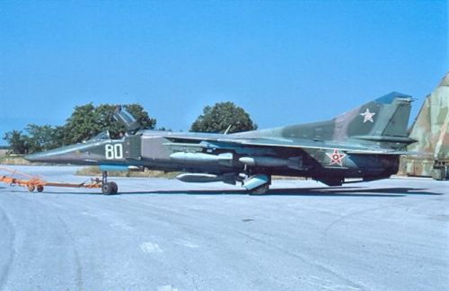 Bulgarian Air Force nuclear bomber MiG-23BN Flogger-H