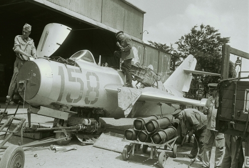 Bulgarian Air Forces 22nd Fighter Bomber Aviation Regiment MiG-17 Fresco at Bezmer. Source: pan.bg Retrospotters