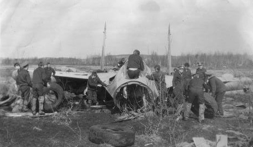 Early Su-27 Flanker-B accident at Kilpyavr