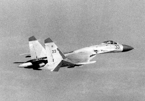 Early Su-27 Flanker-B at Kilpyavr