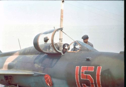 Soviet MiG-21PFM Fishbed-F at Kupyansk airport in 1983