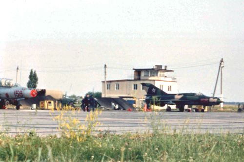 Soviet MiG-21PFM Fishbed-F at Kupyansk airport in 1983