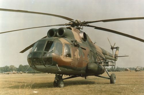 Hungarian Mi-8T Hip-C helicopter.