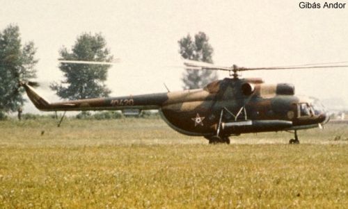 Hungarian Mi-8T Hip-C helicopter.  Photo: Gibas Andor