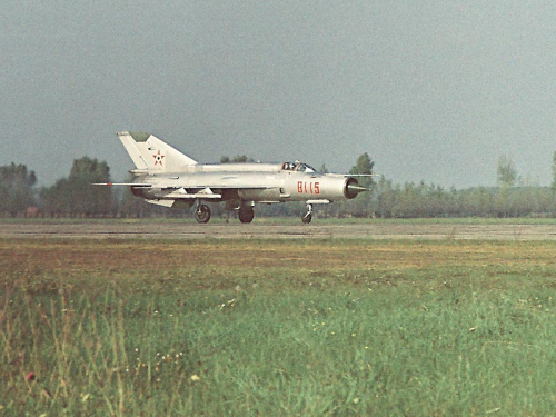 Hungarian MiG-21MF at Kecskemt 