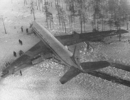 Korean Air Lines Boeing 707 in USSR