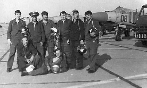 USSR MiG-23M Flogger-B fighter at the Kilpajarv airport