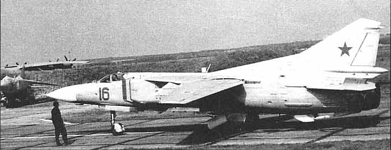 The 168th Fighter Air Regiment received very eraly MiG-23 sans suffixe Etalon aircraft type in 1972.