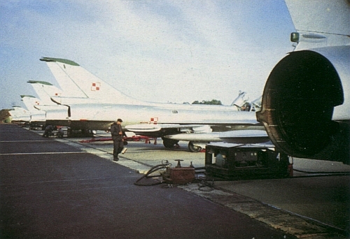 Polish Tactical Air Forces Su-7  Fitters-A in the eighties