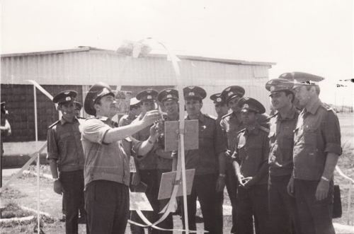 Soviet instructors in Lugovaya