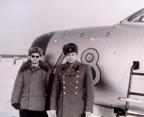 USSR 431st regiment MiG-19PM Farmer-E with RS-2U AA-1 Akali missile at Afrikanda airport