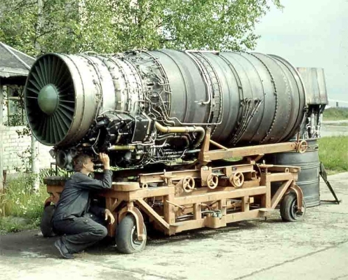 Soviet MiG-25 Foxbat interceptors at the Letneozersky airport