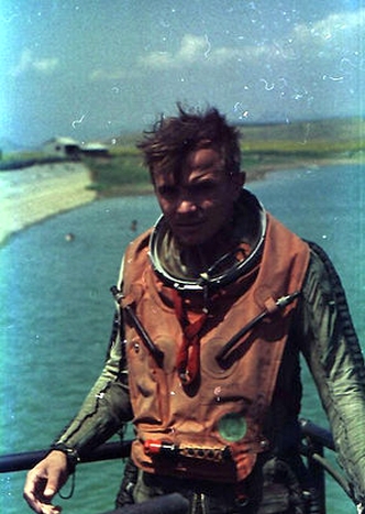 Soviet Air Force pilot Su-15 Flagon-D at Marneuli Sandar airport