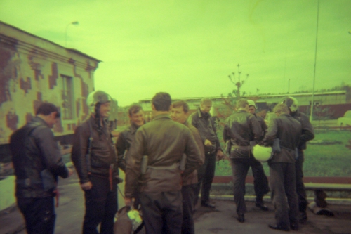 The Soviet 57th Guard Fighter Air Regiment PVO's Su-15TM 'Flagon-F'interceptors at the Besovets airport.