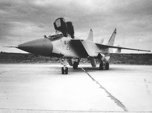 Soviet MiG-31 Foxhound at Norilsk airport